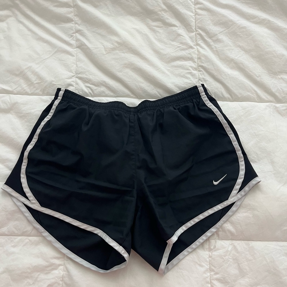 Nike Girl’s Black and White Athletic Shorts